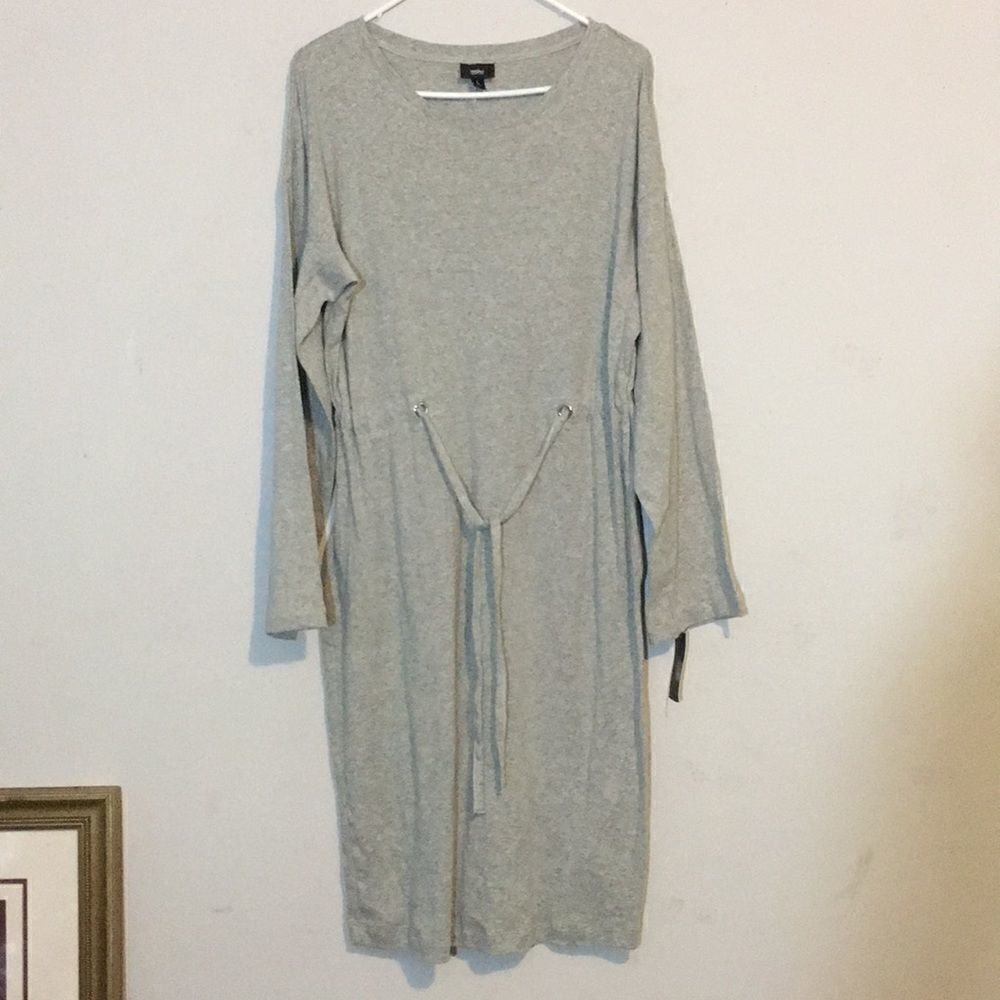 Mossimo Women’s Front Tie dress. Gray, L